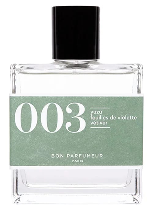003 Yuzu Feuilles De Violette Vétiver by Bon Parfumeur