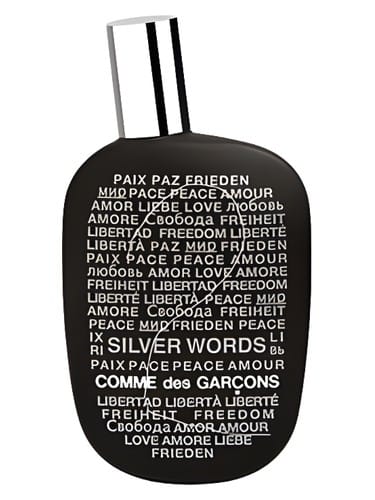Comme des Garcons 2 Silver Words by Comme Des Garçons