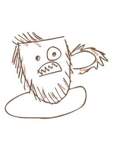 Fuzzy Teacup by Smell Bent