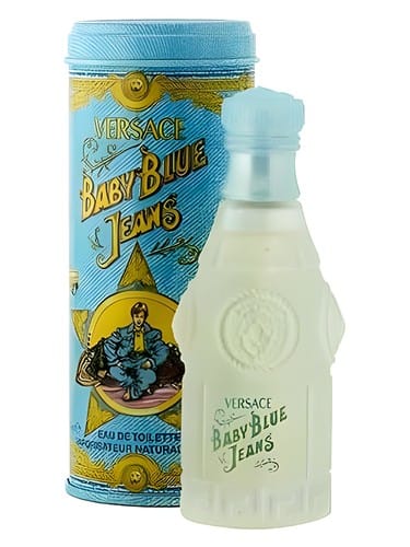 Baby Blue Jeans by Versace